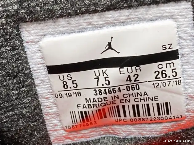 Jordan 6 Air 384664-060 Infrared OG Retro Black 0618